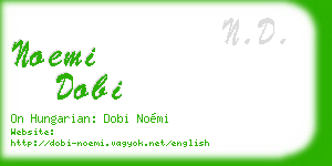 noemi dobi business card
